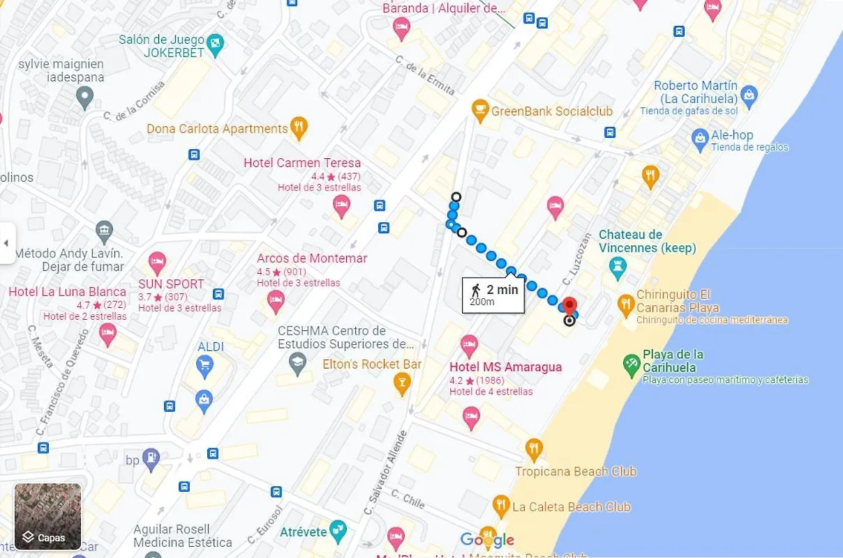 Apartamentos Carihuela Playa, Acogedor, Wifi Y Fibra Optica Torremolinos Spanien